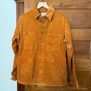 Percival Corduroy Work/Over shirt in golden brown Medium Men’s